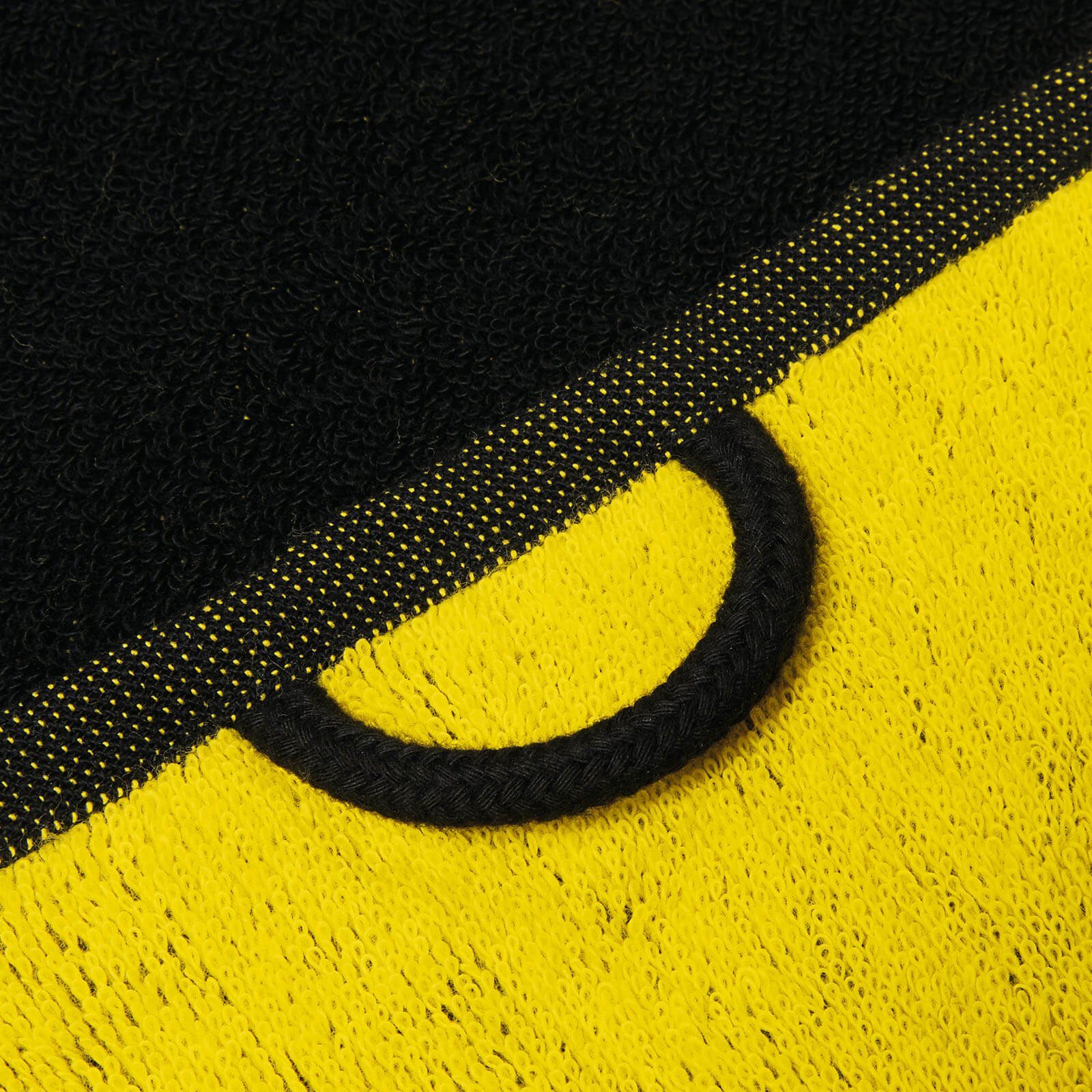 BVB Badetuch BVB-Badetuch Emblem 100x150 cm, Baumwolle (1-St), mit Schlaufe