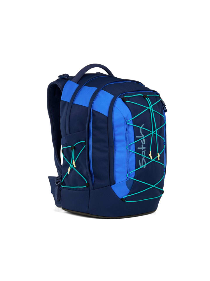 Satch Satch pack Schulrucksack Crossed Blue günstig kaufen onesize