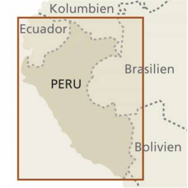 RKH WMP PERU (1:1.500.000) - Straßenkarte