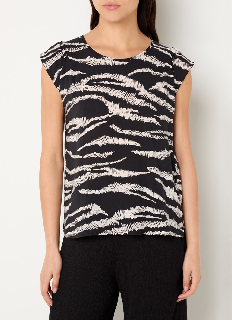 OPUS Fannie top with zebra print