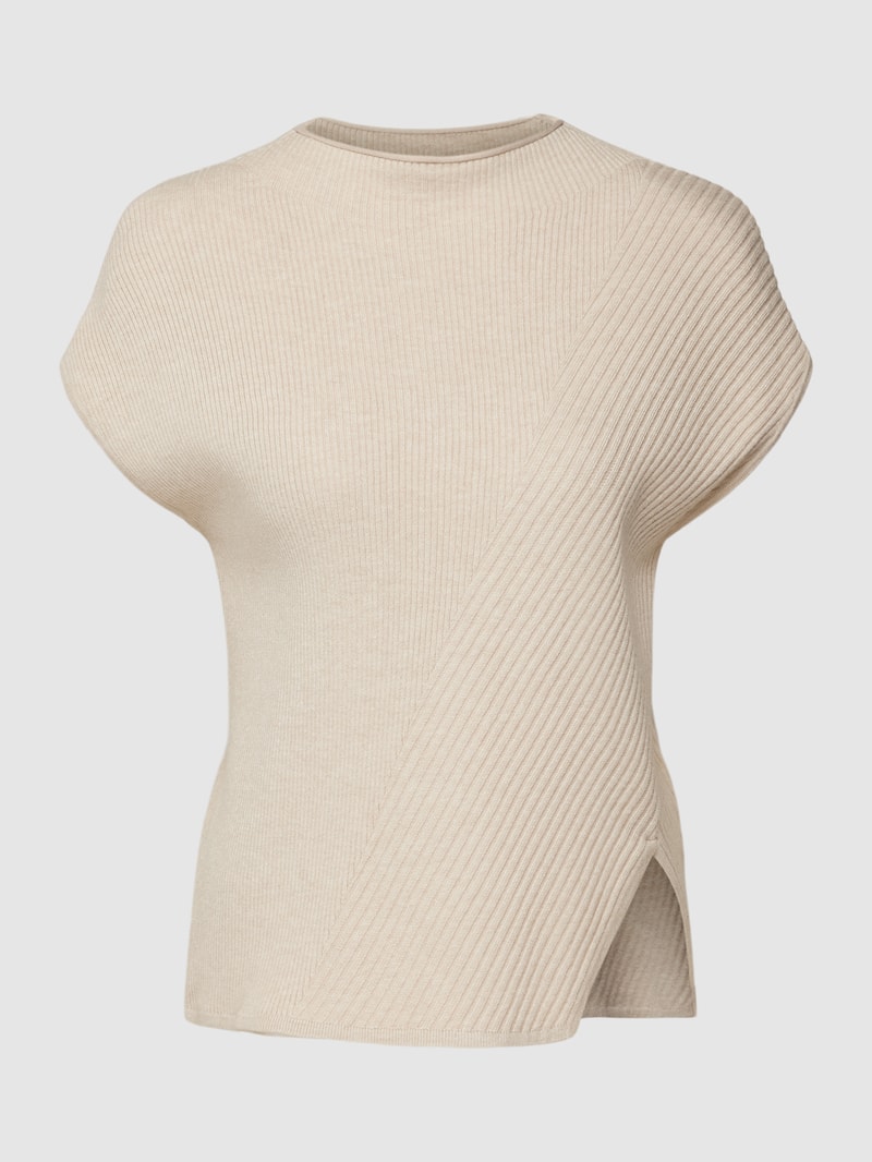 T-Shirt mit Strukturmuster Modell 'Palimi' in offwhite