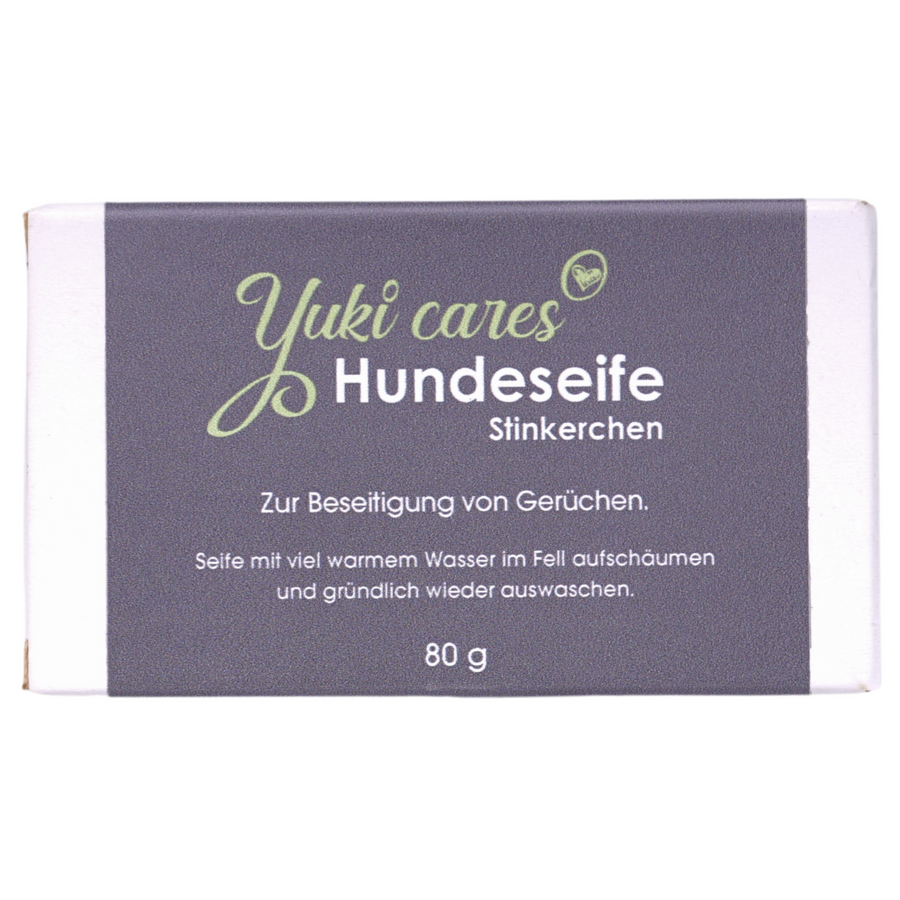Yuki Cares Fellpflege Yuki Cares Hundeseife Stinkerchen 80g