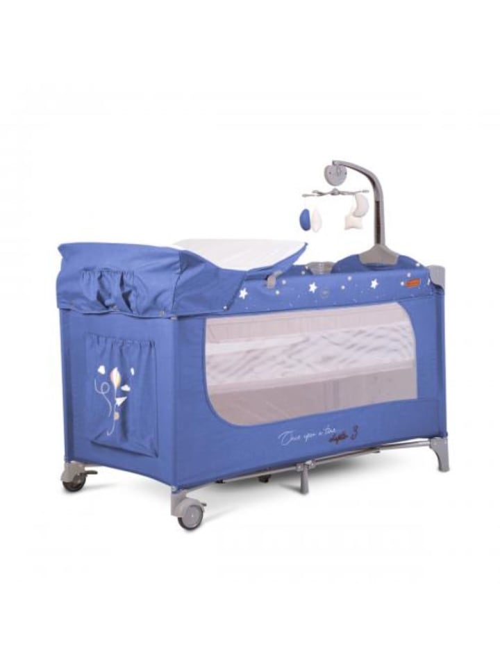 Cangaroo Reisebett Once upon a time in blau günstig kaufen 60x120 cm