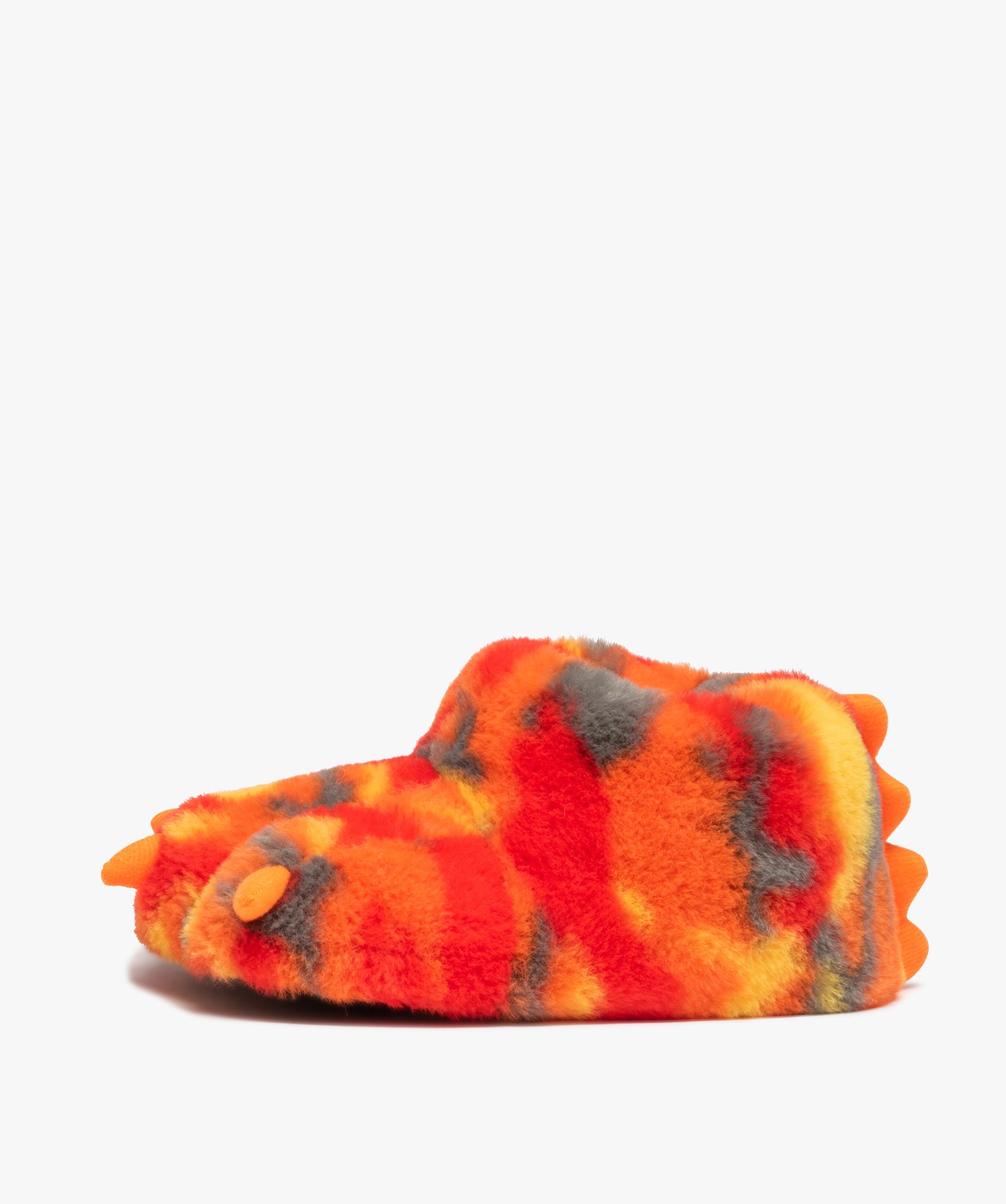 Chaussons Garçon 3D en patte de monstre orange | GEMO