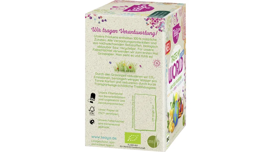Teaya Bio Taste my World Edition 1 32 g
