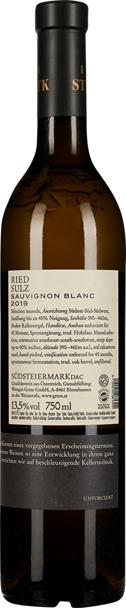 Gross Sauvignon Blanc Sulz Erste STK Lage 2019