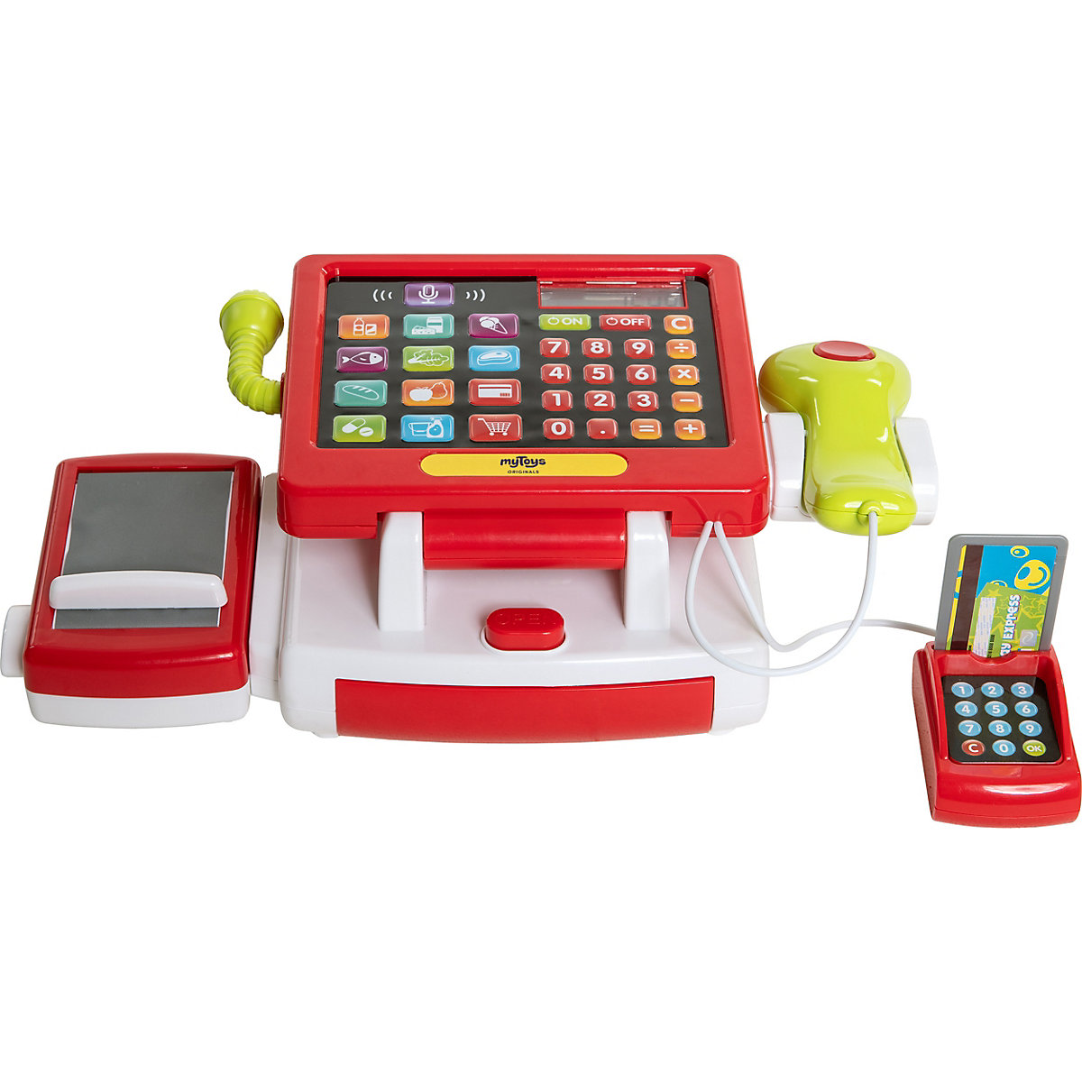 Supermarktkasse mit Touchscreen inkl. Zubehör