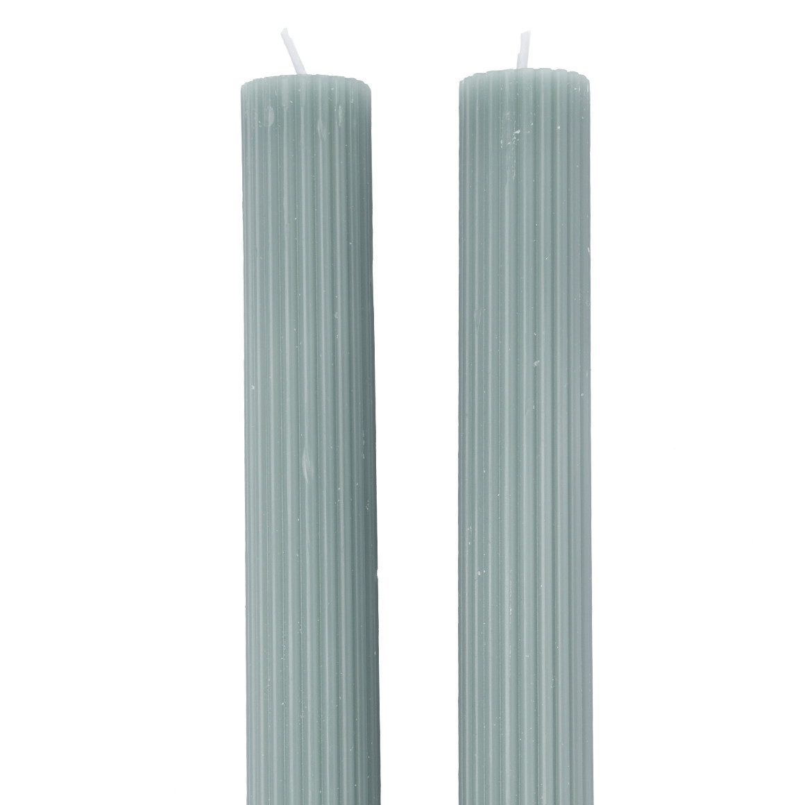 2 Stabkerzen in geriffelter Optik