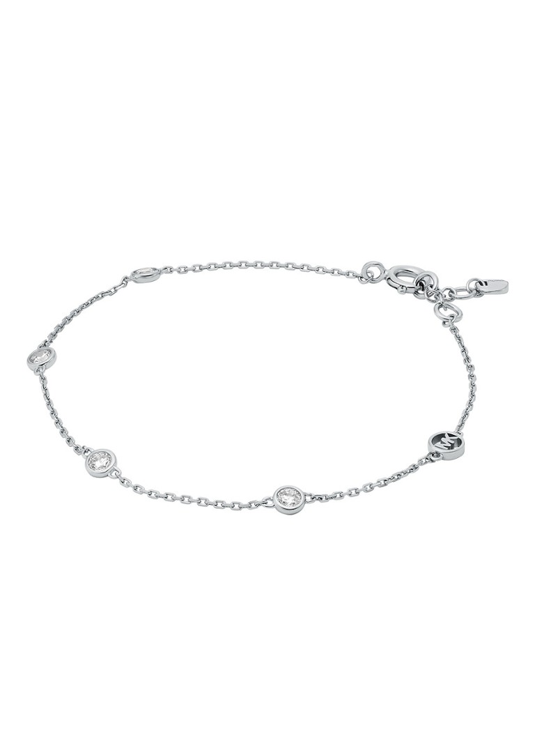 Michael Kors Silver bracelet with cubic zirconia MKC1716CZ040