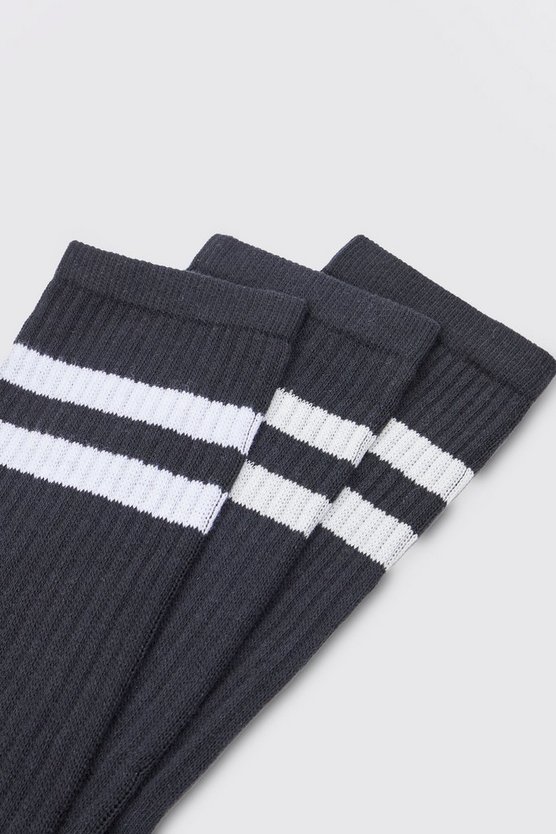 3er-Pack Sport-Socken mit Streifen