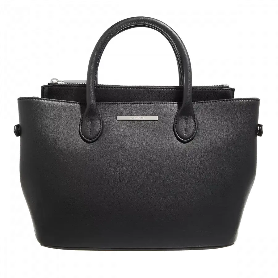 Calvin Klein - Calvin Klein Handle Bags Kunstleder Black - schwarz
