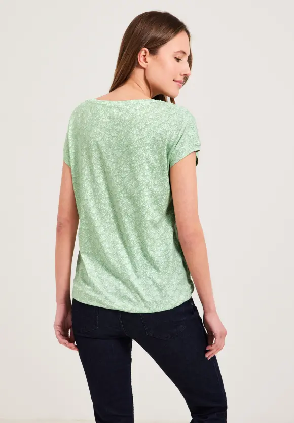 CECIL T-Shirt mit Smock Schultern