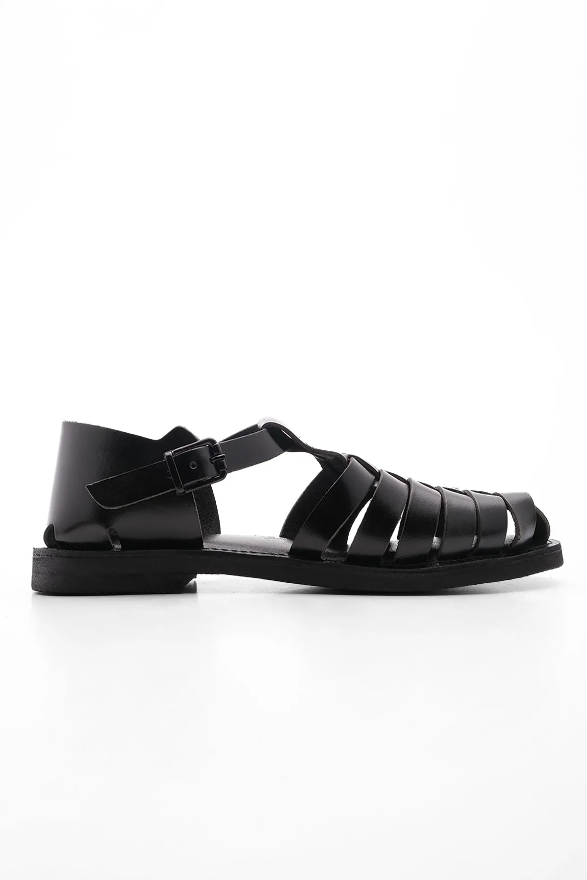Marjin  Sandalette - Schwarz - Flacher Absatz