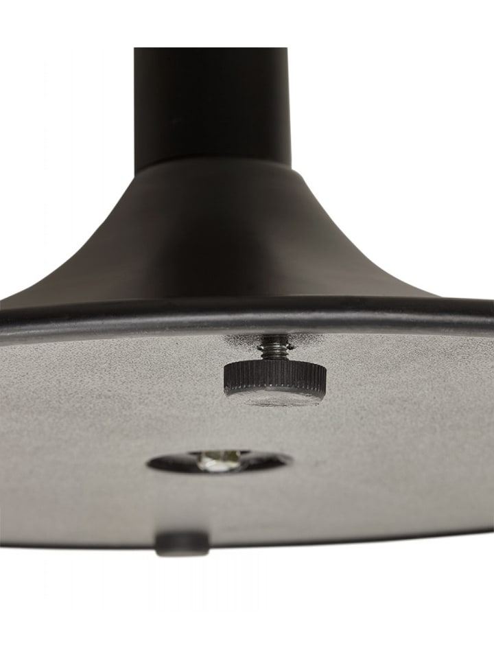 KADIMA DESIGN Runder Esstisch aus Holz und Metall | Moderner Stil in Schwarz günstig kaufen