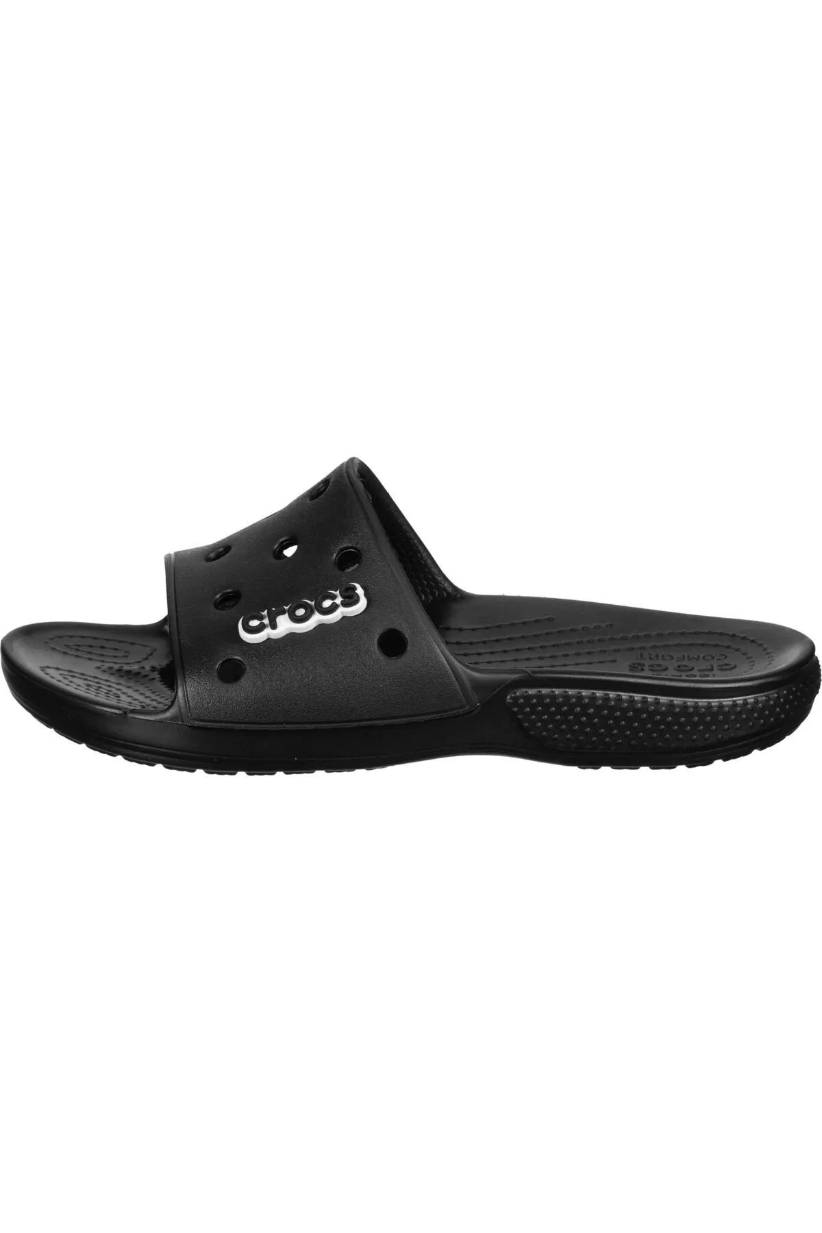 Crocs  Pantolette - Schwarz - Flacher Absatz