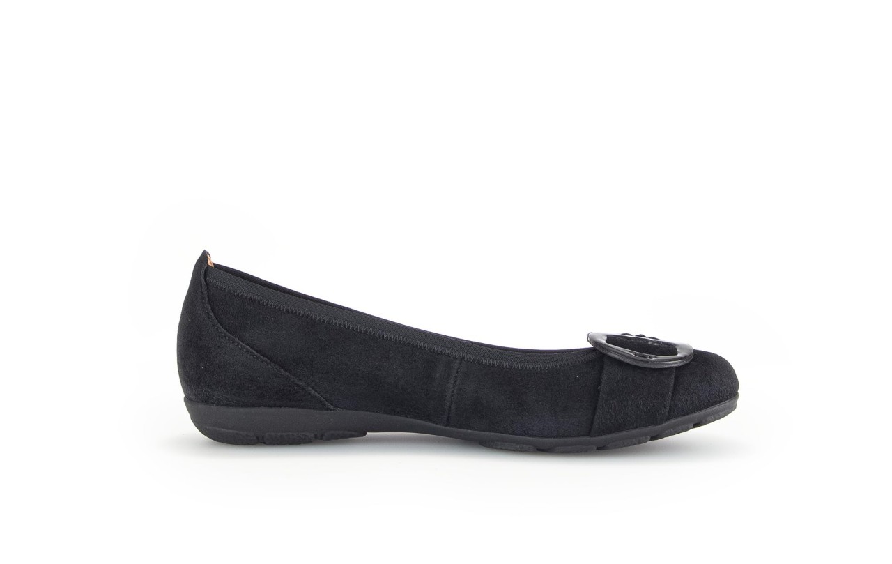 GABOR Ballerinas schwarz Gabor Fashion sportliche Ballerinas 44.1