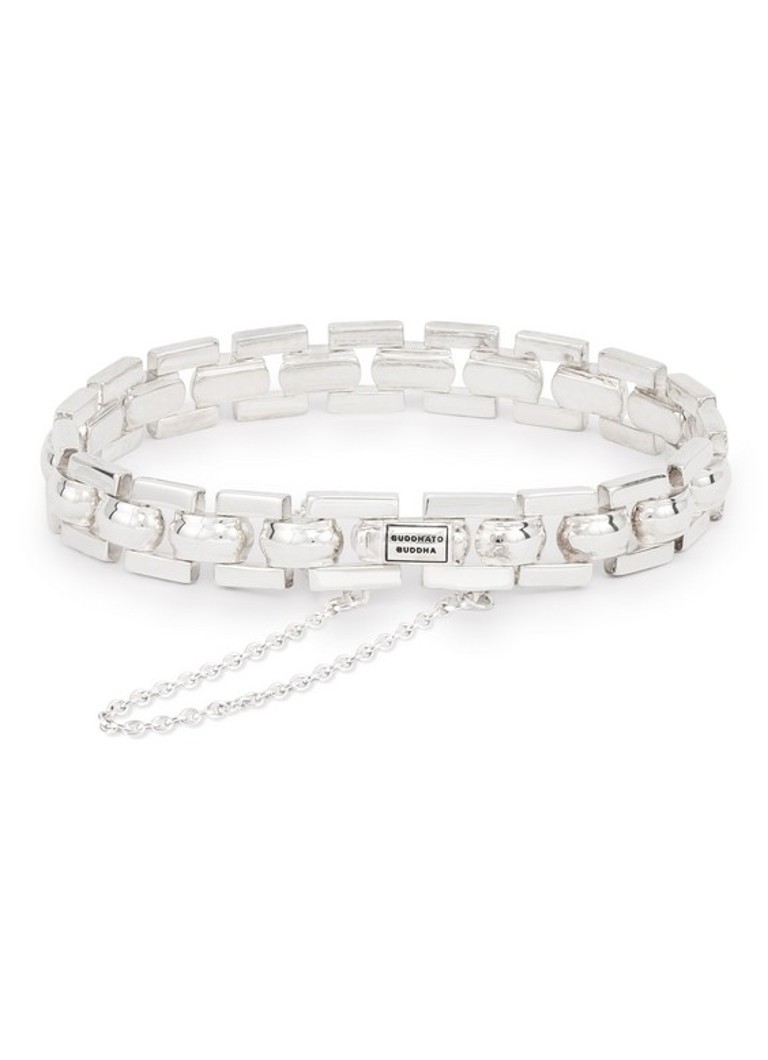 Buddha to Buddha  The Batul Mini schakelarmband van zilver