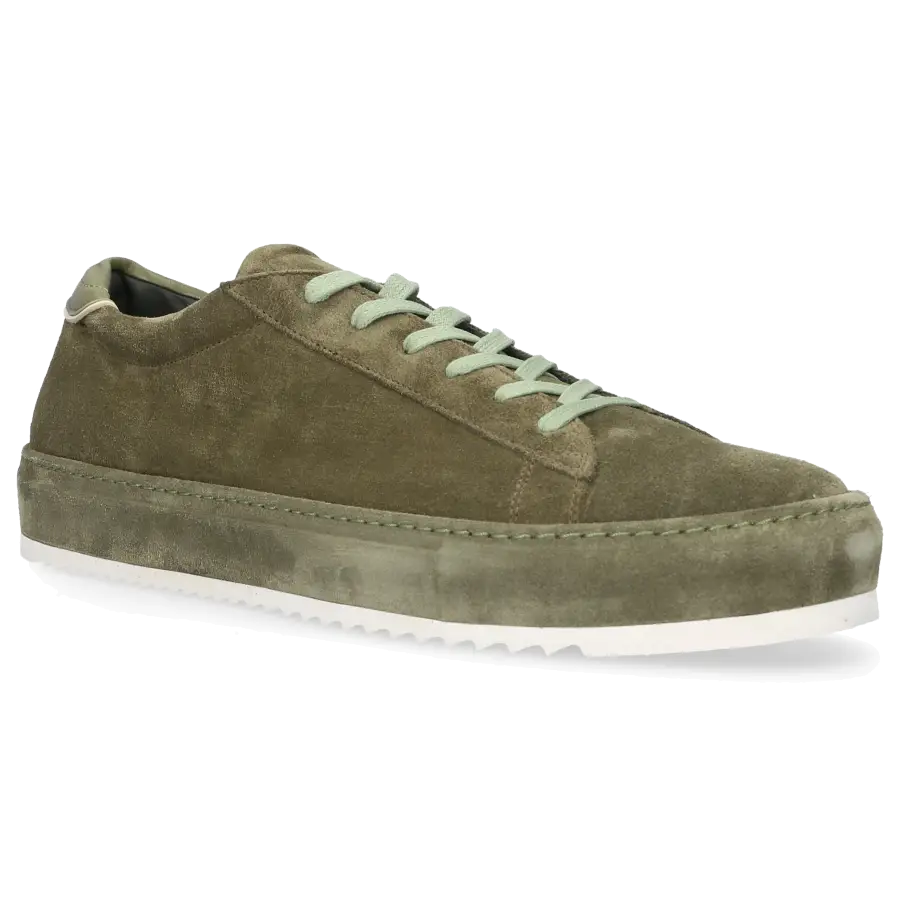 Philippe Model - Sneaker Marais L U Veloursleder grün - grün