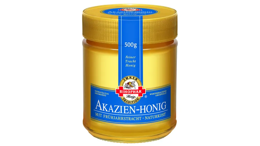 BIHOPHAR Akazien-Honig mit Frühjahrstracht 500g 500 g
