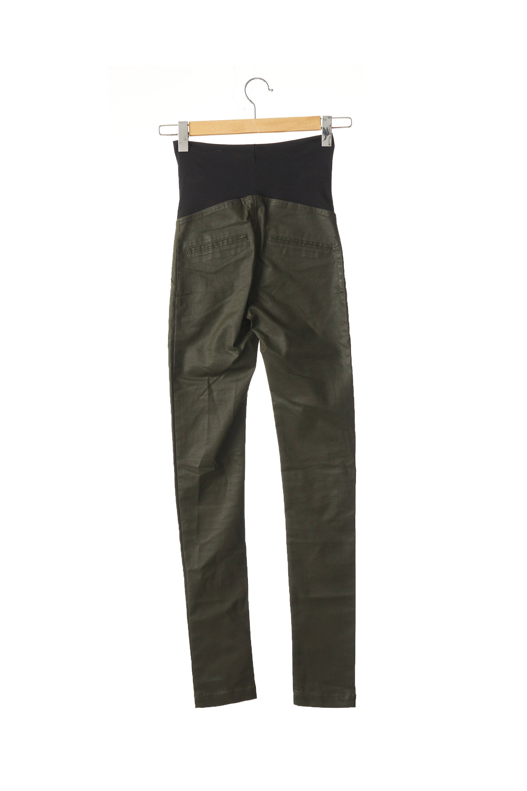Love2wait Pantalons Maternite Femme couleur vert