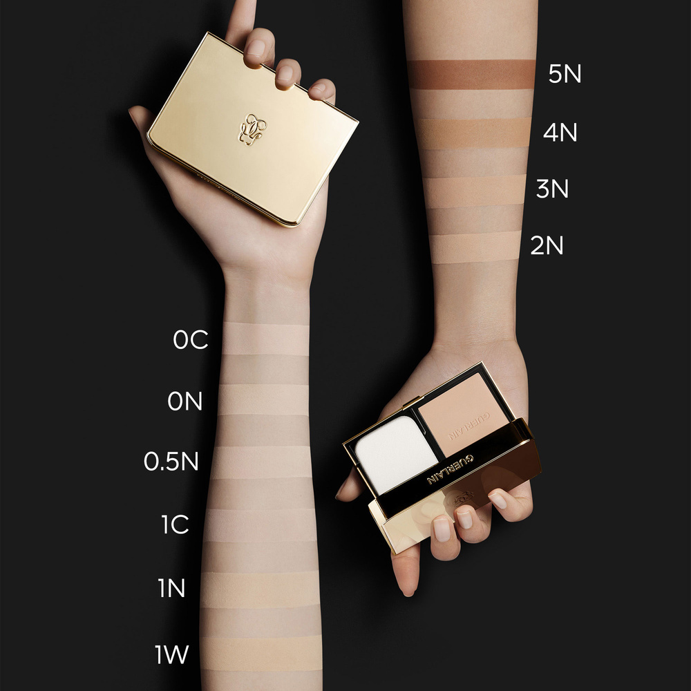 Guerlain Parure Gold Skin Control Fond de Teint Compact Haute Perfection & Matité - Effet rajeunissant - tenue 24h