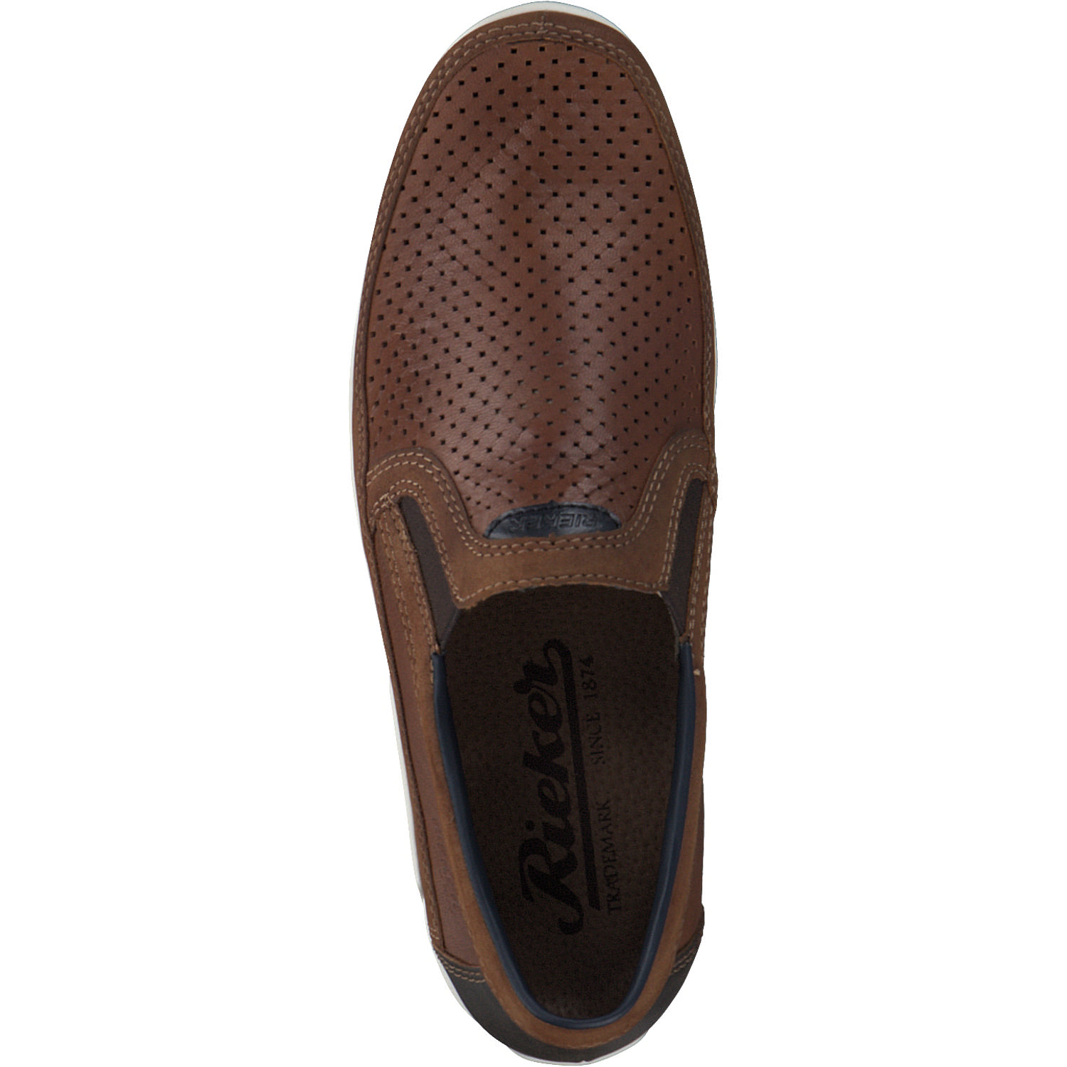 Rieker 09055, Sportliche Slipper, Herren, reh/muskat/lake/tabak