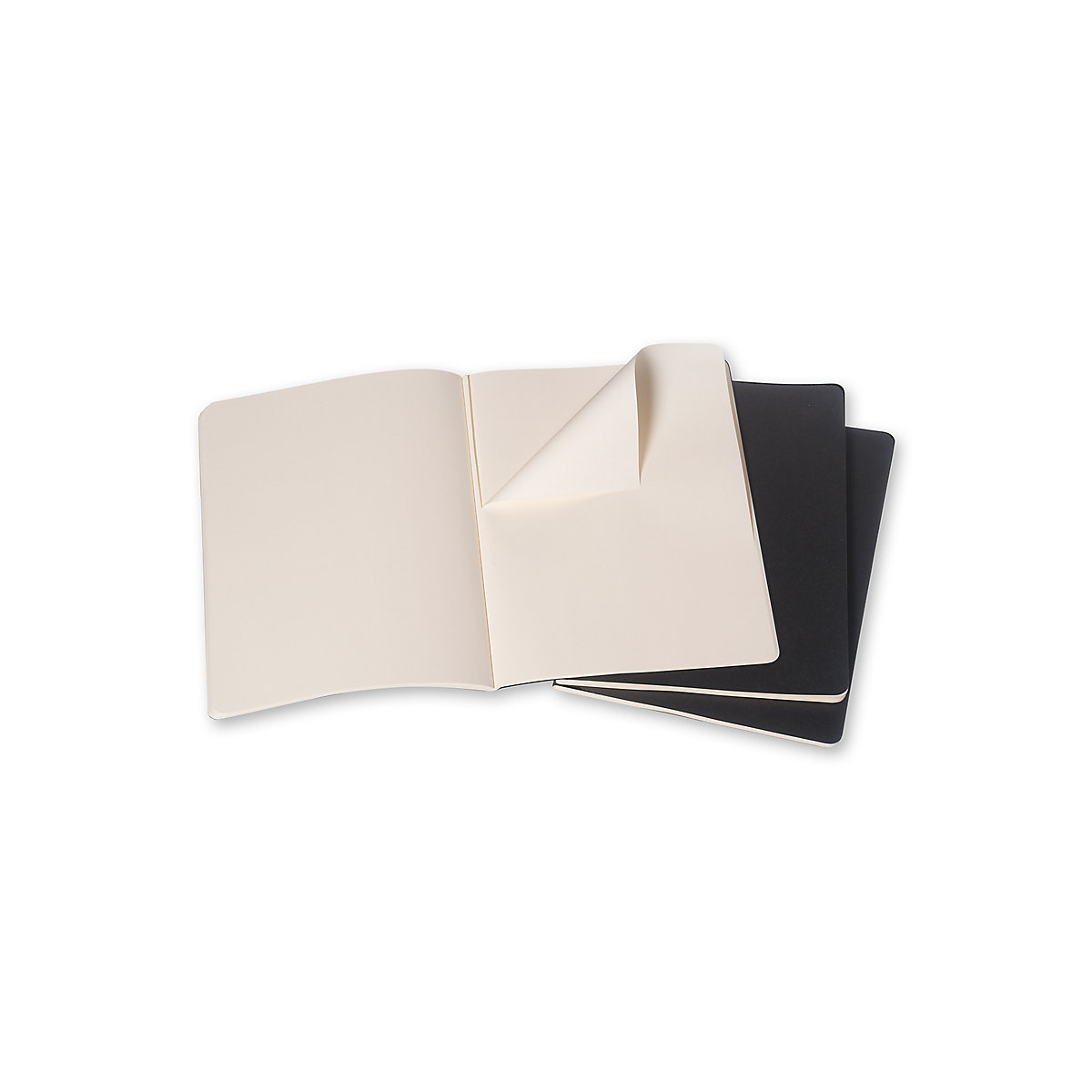 Notizbücher Cahier- XL- 3er Set- Blanko Notizbücher