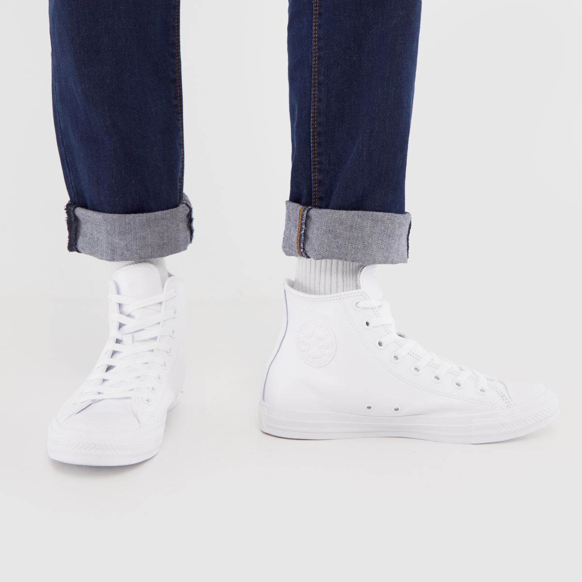 Converse All Star Mono Hi Superge v beli barvi