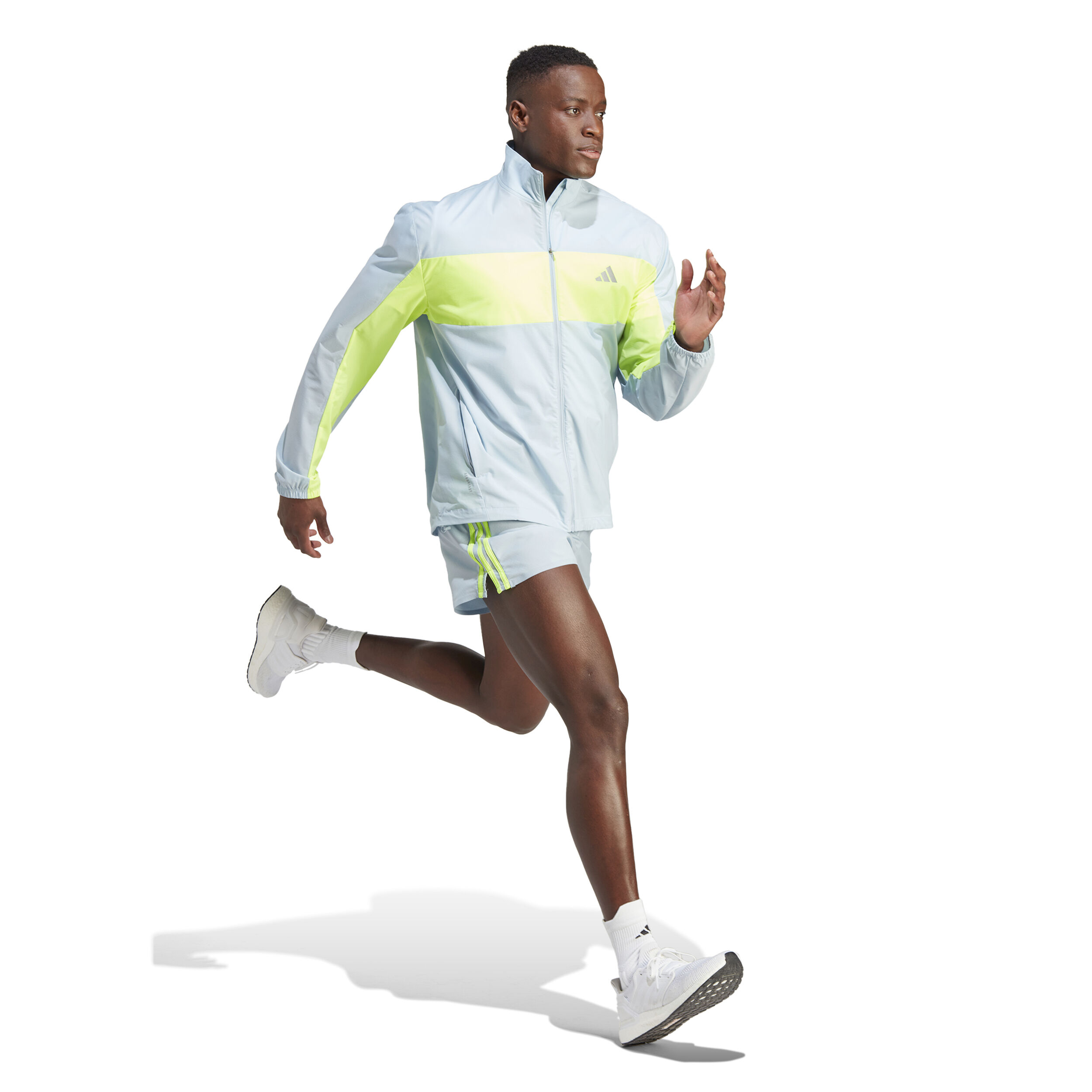BTN Laufshorts Herren - Hellblau, Grün