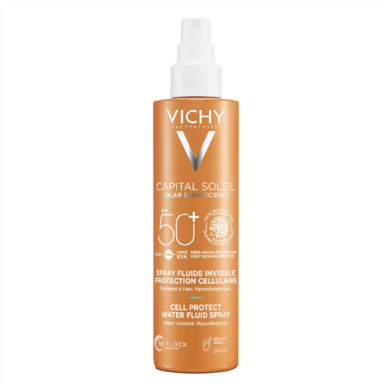 Vichy Capital Soleil SPF50+ Fluide Solaire Corps et Visage 200 ml