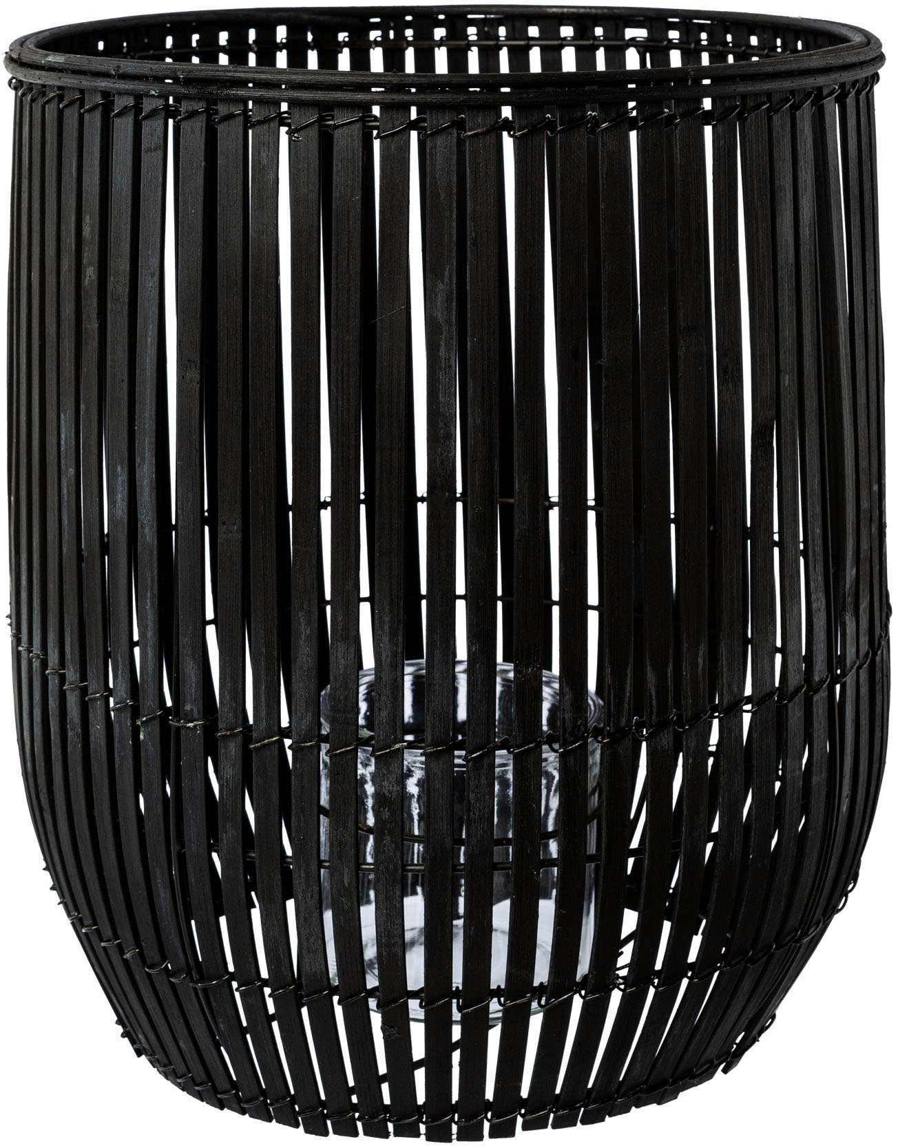 Creativ home Windlicht Kerzenhalter Bambus (1 St), Höhe ca. 30 cm