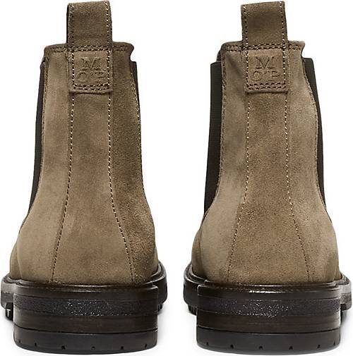 Marc O'Polo Chelsea-Boot aus edlem Velours-Rindleder