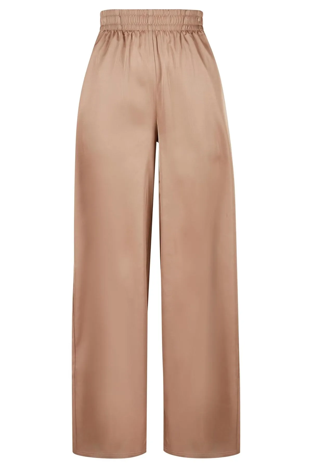Urban Classics  Damen-Hose aus Satin mit weitem Bein