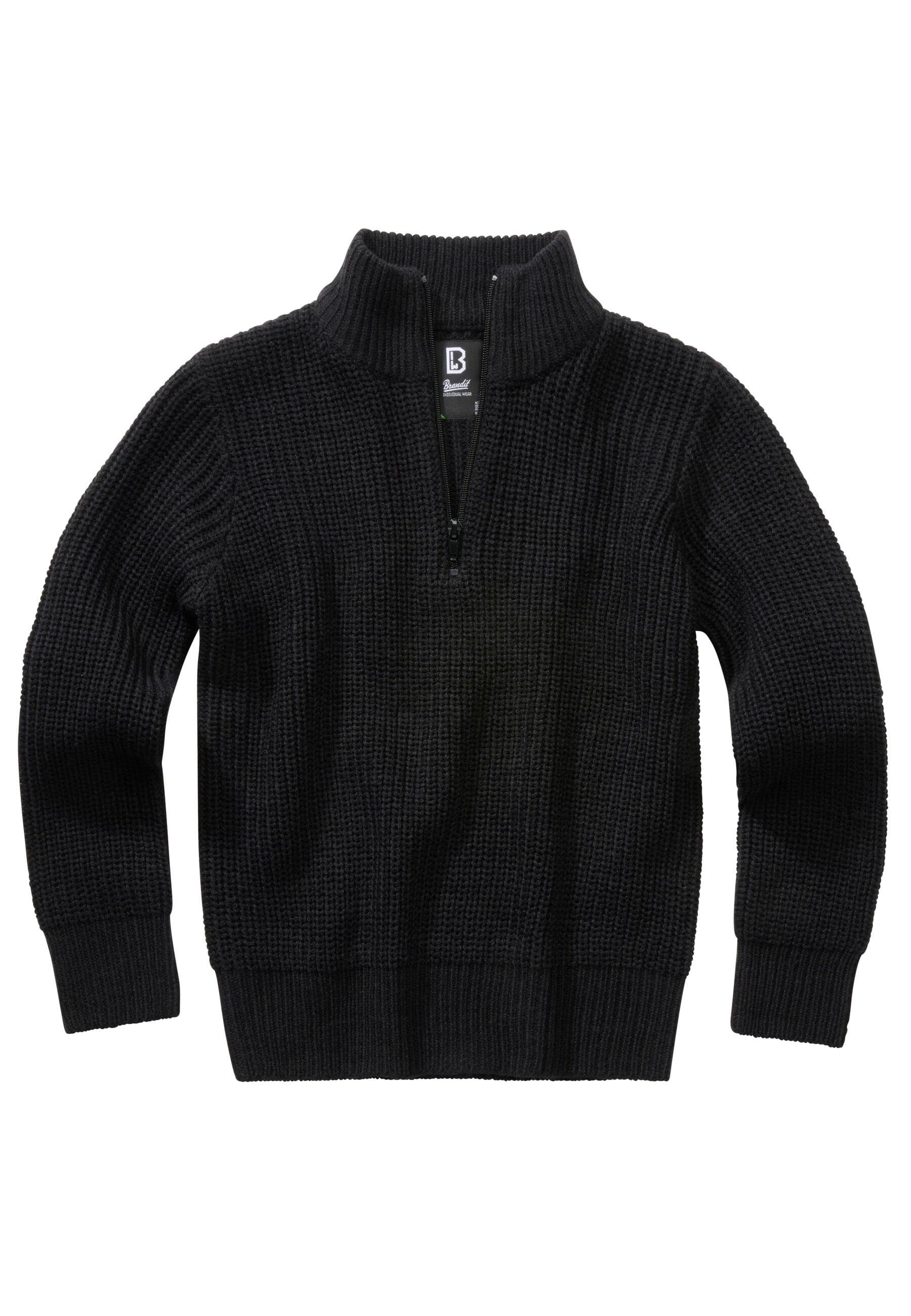 Brandit Kapuzenpullover Unisex Kids Marine Troyer Pullover (1-tlg)
