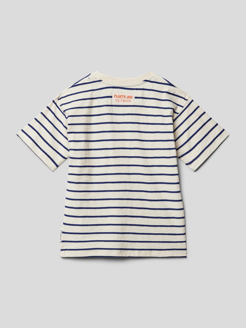 T-Shirt im Batik-Look in blau