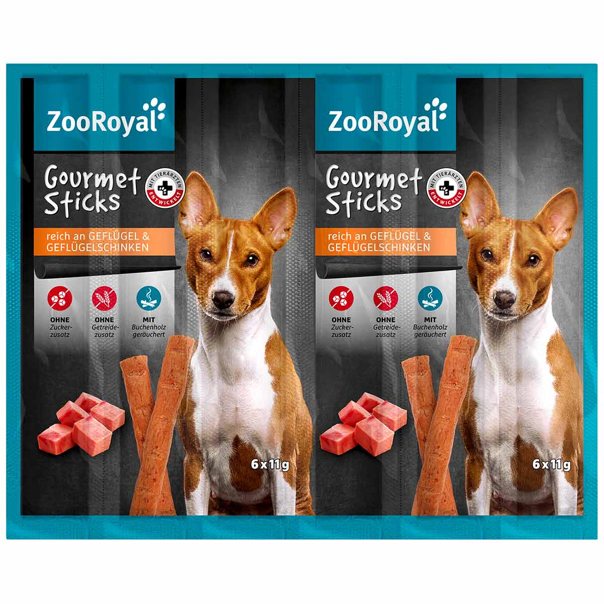 ZooRoyal Gourmet Sticks Mega Mixpaket 50x6x11g