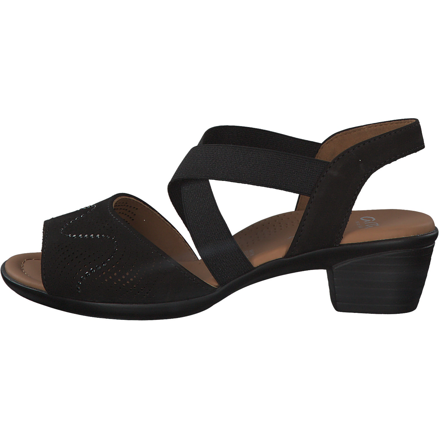 Ara Lugano 35764, Sandaletten, Damen, Schwarz