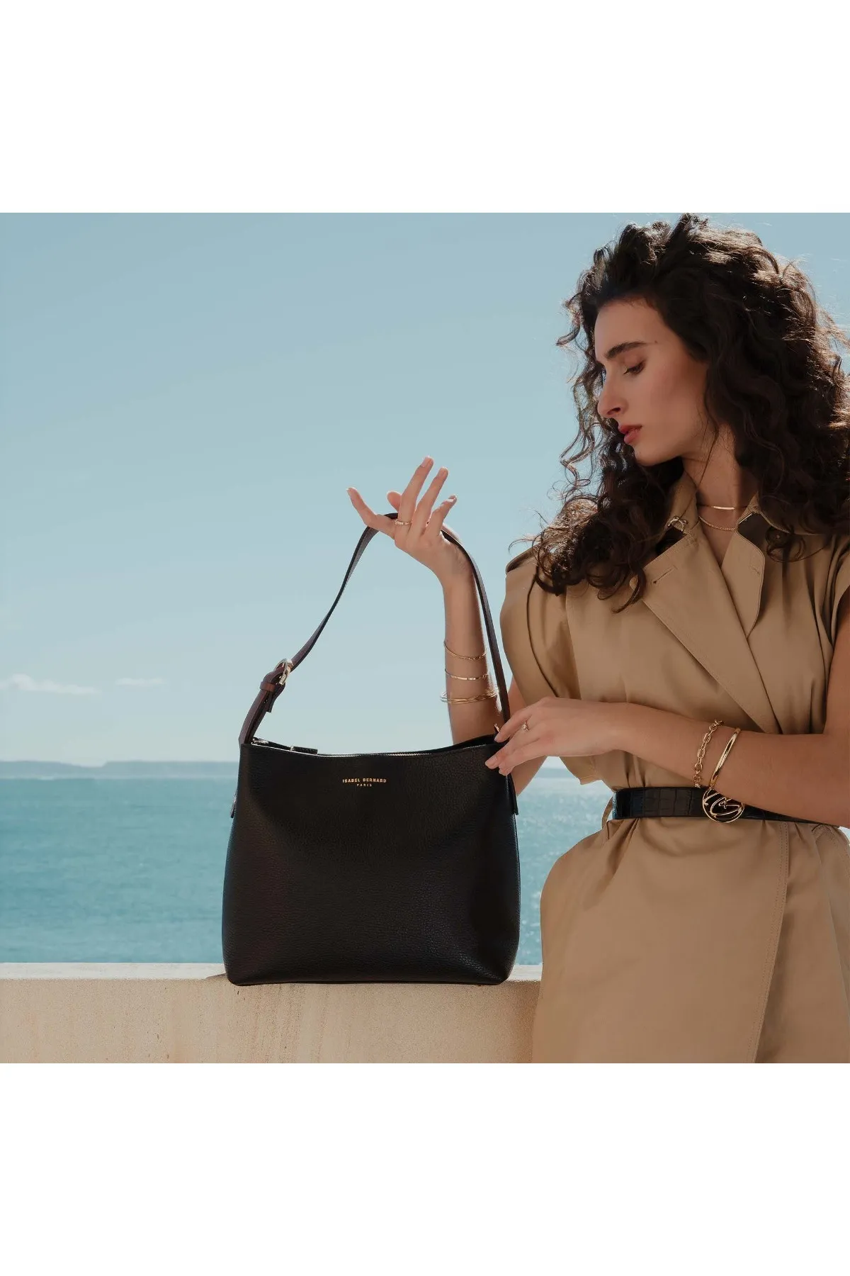 Isabel Bernard  Isabel Bernard Honoré Schultertasche schwarz