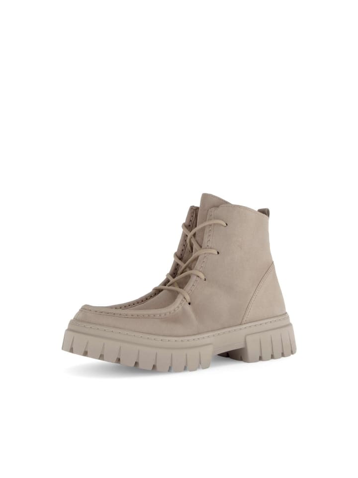 Gabor Comfort Schnürstiefeletten in beige günstig kaufen
