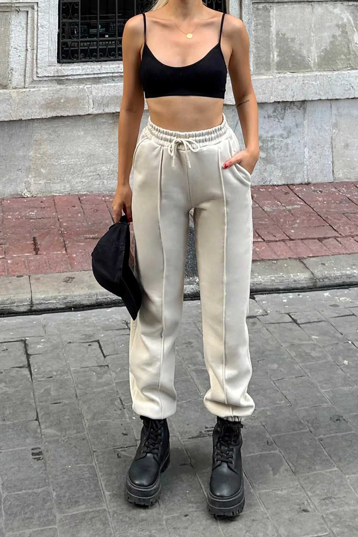 Swist  Jogginghose - Beige - Jogger