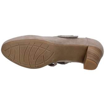 Jana Spangenpumps in beige