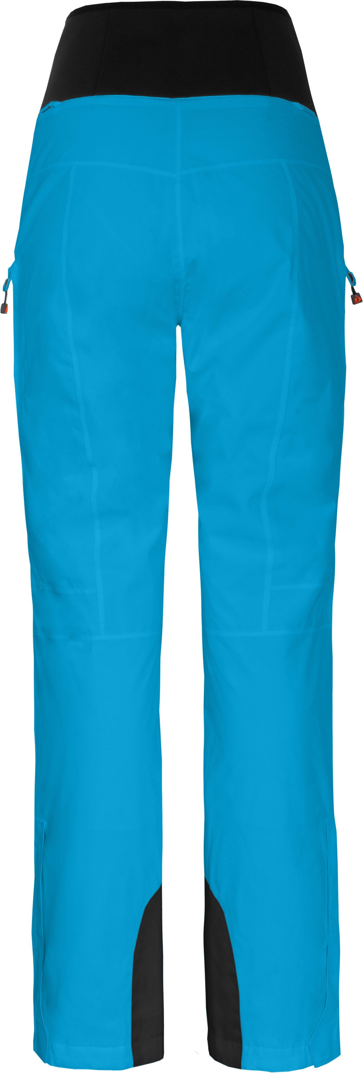 Bergson Skihose MIEN Slim Damen Skihose, wattiert, 20000 mm Wassersäule, Normalgrößen, Ozean blau