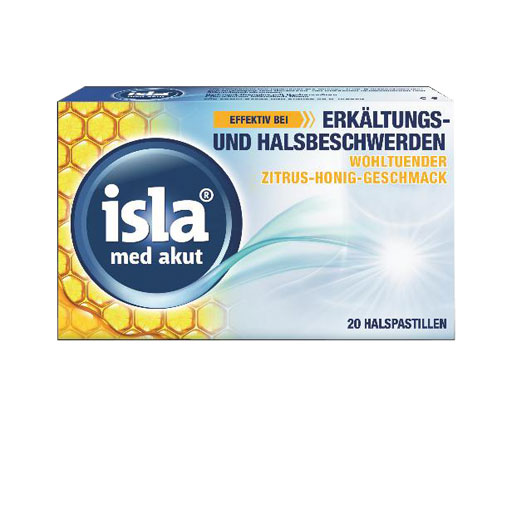 ISLA MED akut Zitrus-Honig Pastillen  20 St  Pastillen