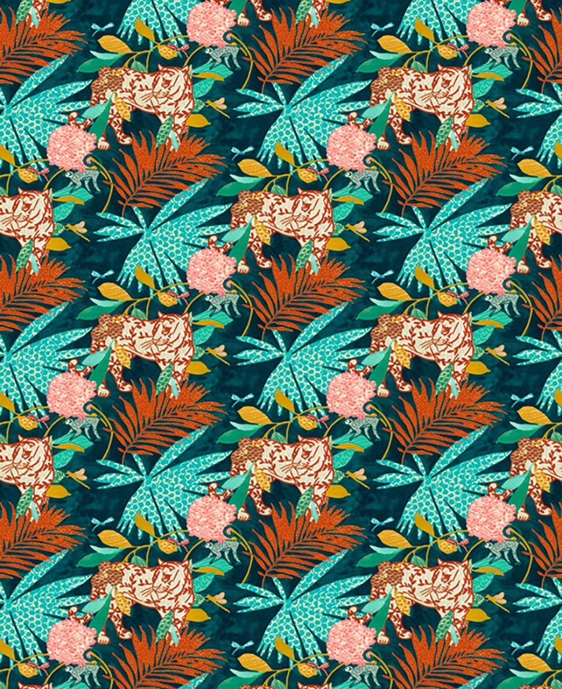 SCHÖNER WOHNEN-Kollektion Vliestapete Eden, floral, 0,53 x 10,05 Meter