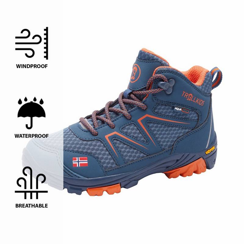Trollkids SKARVAN Mid Wanderschuhe Kinder