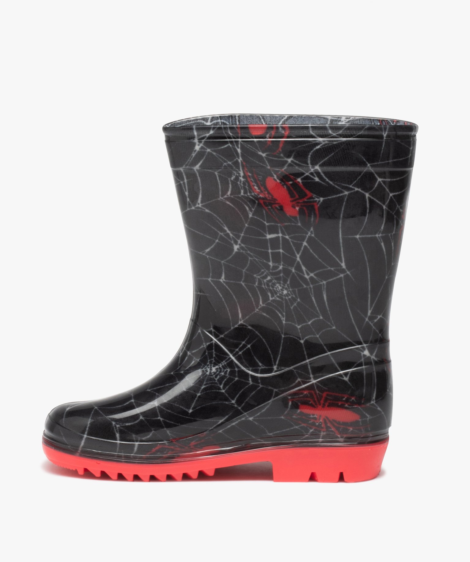 Bottes de pluie Garçon imprimées et à semelle colorée - ... noir | GEMO