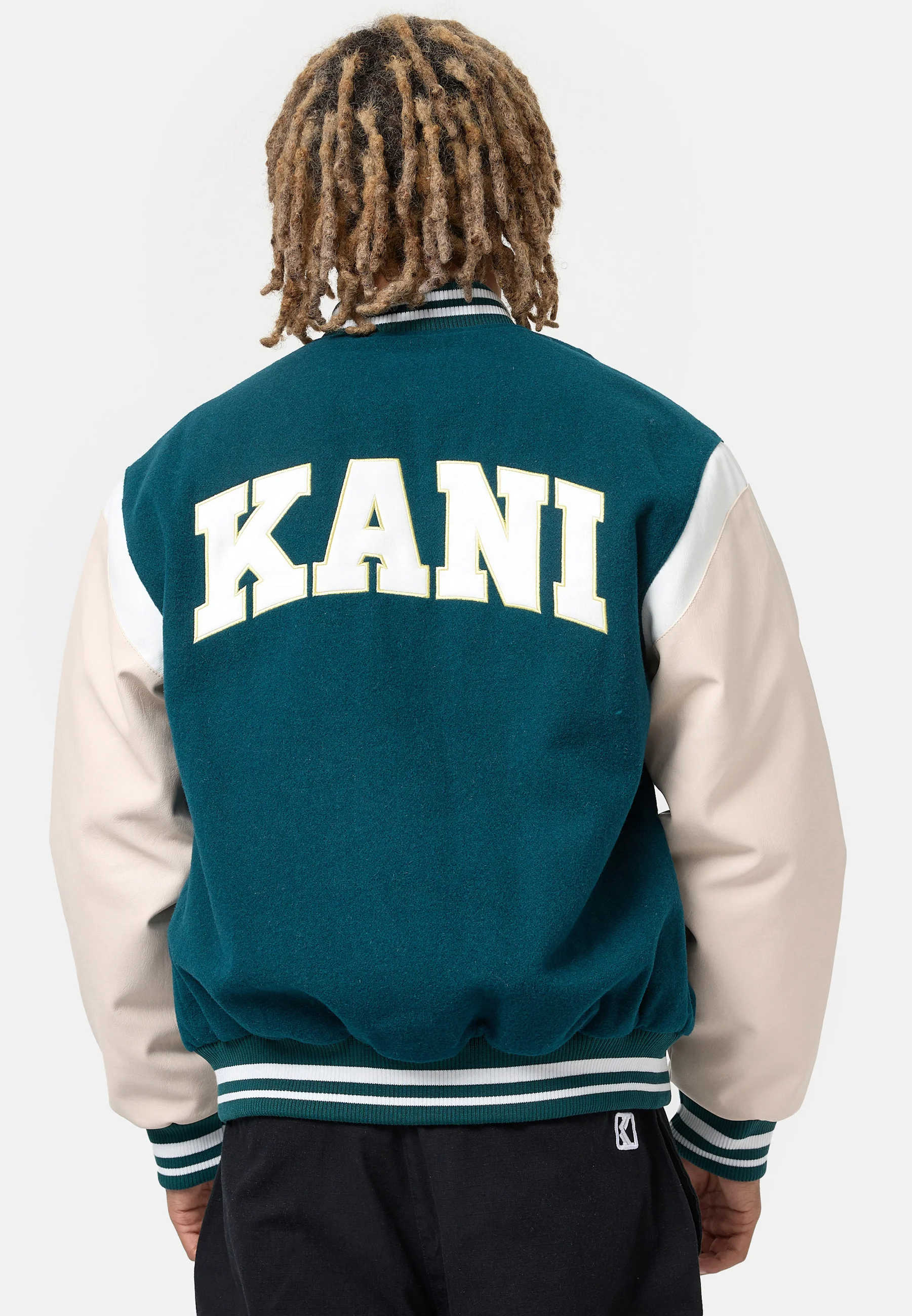 Chaqueta universitaria con emblema retro de Karl Kani - Chaqueta bomber