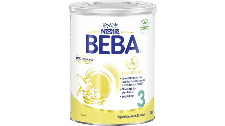 NESTLE BEBA 3 Folgemilch ab dem 10. Monat 800 g