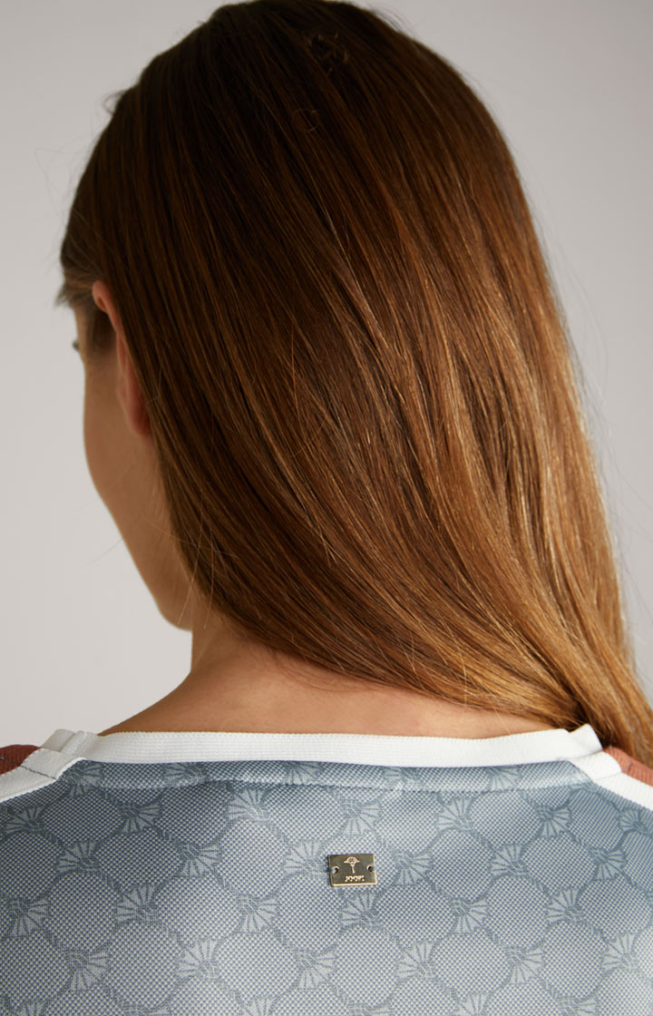 Sweatshirt in Blaugrau