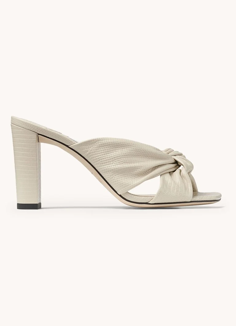 Chinelo de couro Jimmy Choo Avenue 85